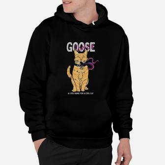 Goose Cool Name For A Cat Cartoon Style Hoodie - Seseable