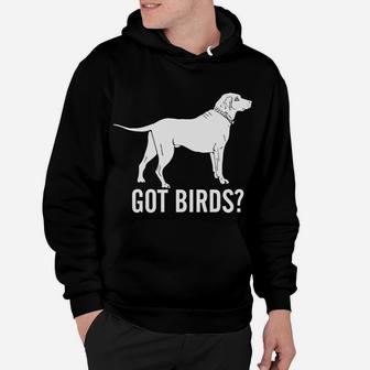 Got Birds Black Lab Dog Hoodie - Seseable