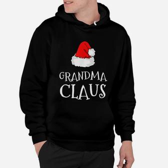 Grandma Claus Christmas Hat Family Group Matching Hoodie - Seseable