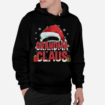 Grandma Claus Group Gifts Matching Family Christmas Hoodie - Seseable