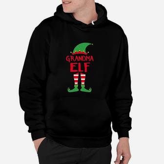 Grandma Elf Christmas Family Matching Pajamas Gift Hoodie - Seseable