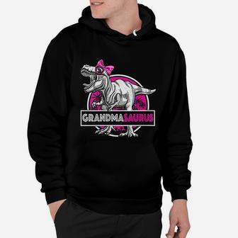 Grandmasaurus Trex Funny Grandma Saurus Dinosaur Hoodie - Seseable