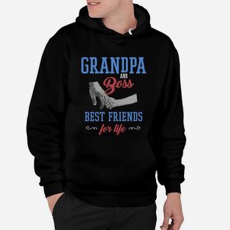Grandpa Boss Best Friends For Life Hoodie - Seseable