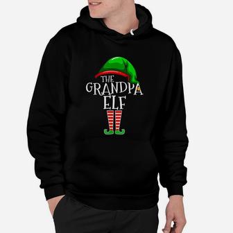 Grandpa Elf Family Matching Group Christmas Hoodie - Seseable