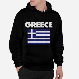 Greek Flag Greece Vacation Fun Beach Family Resort Hoodie - Seseable