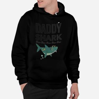 Green Daddy Shark, dad birthday gifts Hoodie - Seseable