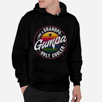 Gumpa Like A Grandpa Only Cooler Vintage Funny Gift Hoodie - Seseable