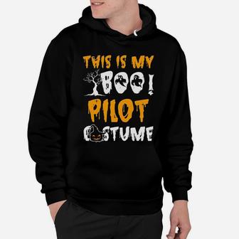 Halloween This Is My Boo Pilot Costume Hoodie