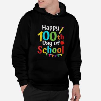 Happy 100th Day Of School Teacher Hoodie - Seseable