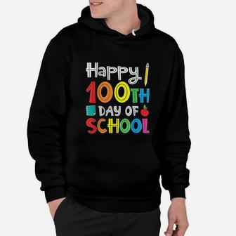 Happy 100th Day Of School Teacher Student Hoodie - Seseable