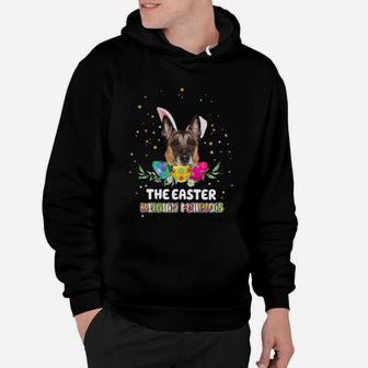 Happy Easter Cute Bunny Belgian Malinois Great Gift For Dog Lovers Hoodie - Seseable