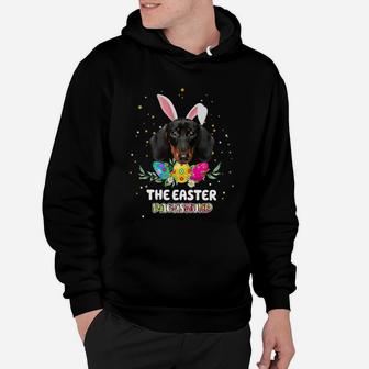 Happy Easter Cute Bunny Dachshund Great Gift For Dog Lovers Hoodie - Seseable