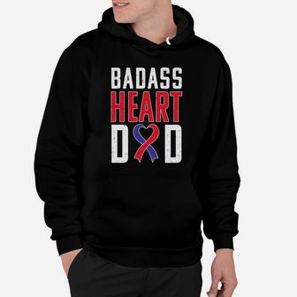 Heart Dad Shirt Chd Awareness Ribbon Chd Dad Hoodie - Seseable