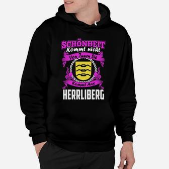 Herren Hoodie Schönheit kommt aus Herrliberg Lustiger Spruch - Seseable