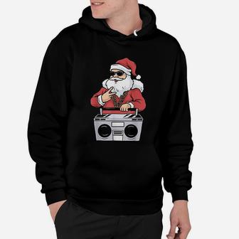 Hip Hop Santa Claus Christmas Hoodie - Seseable