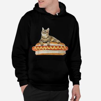 Hot Dog Cats Hoodie - Seseable