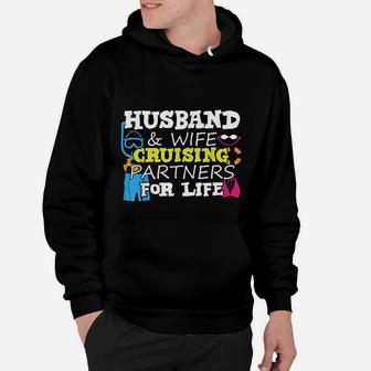 Husband And Wife Cruising Partners For Life Vacation Hoodie - Seseable