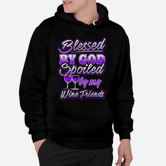 Husband From Wife Fathers Day Mom Boss Wine Hoodie - Seseable