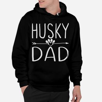 Husky Dad Funny Dog Lover Daddy Gift For Fathers Day Hoodie - Seseable