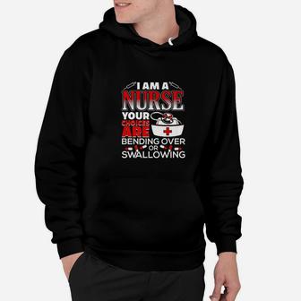 I Am A Nurse Choices Are Bending Hoodie - Seseable