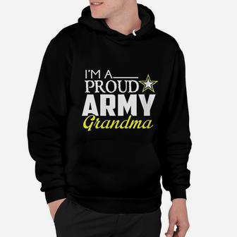 I Am A Proud Army Grandma Design Military Grandma Hoodie - Seseable