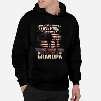I Am A Veteran Grandpa Desert Storm Veteran Hoodie - Seseable