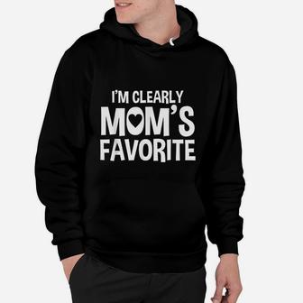 I Am Clearly Moms Favorite Sibling Gift Hoodie