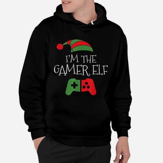 I Am The Gamer Elf Matching Family Funny Christmas Hoodie - Seseable