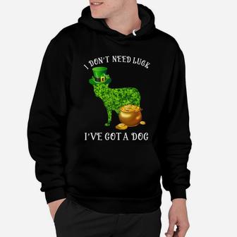 I Do Not Need Luck I Have Got A Boston Terrier Shamrock St Patricks Day Dog Lovers Hoodie - Seseable