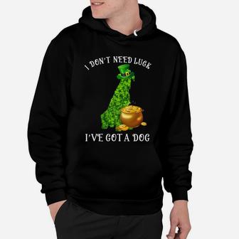 I Do Not Need Luck I Have Got An Airedale Terrier Shamrock St Patricks Day Dog Lovers Hoodie - Seseable