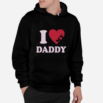I Heart Love My Daddy Boy Girl, dad birthday gifts Hoodie - Seseable