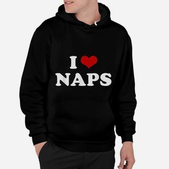 I Heart Naps I Love Napping Lazy Sleeping Hoodie - Seseable