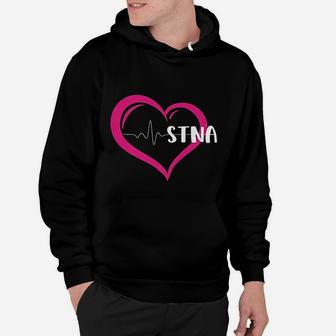 I Love Being An Stna State Tested Nurse Aide Nursing Hoodie - Seseable