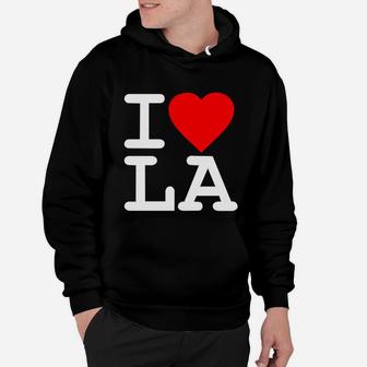 I Love La Los Angeles T-shirt Hoodie - Seseable