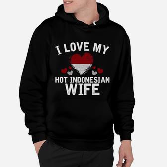 I Love My Hot Indonesian Wife Xmas Gift Hoodie - Seseable