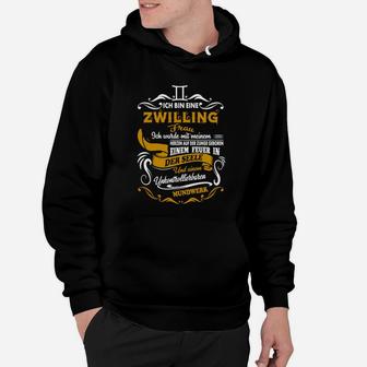 Ich Bin Eine Zwilling Hoodie, Sternzeichen & Spruch Design - Seseable