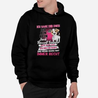 Ich Bin Kein Jack Russell Terrier Hoodie - Seseable