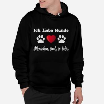 Ich liebe Hunde Hoodie, Witziges Haustierliebhaber Outfit - Seseable