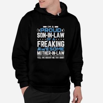 Im A Proud Son In Law Freaking Awesome Mother Hoodie - Seseable