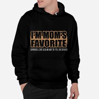 Im Moms Favorite Seriously Mother Mama Distressed Hoodie