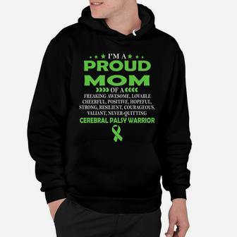 Im Proud Mom Of Cerebral Palsy Warrior Hoodie - Seseable