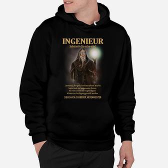 Ingenieur Siehe Auch Zauberer Hoodie - Seseable