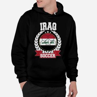 Iraq Soccer, Iraq Team Shirt Hoodie - Seseable