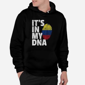 It Is In My Dna Colombian Colombia Flag National Pride Roots Hoodie - Seseable