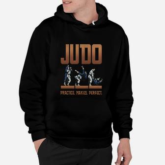 Judo Throw Design Mens Black T- Shirt Practice Mak Hoodie - Seseable