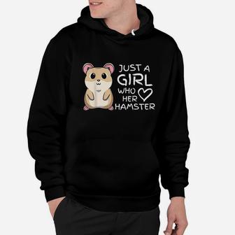 Just A Girl Who Loves Her Cute Hamster Pet Hoodie - Seseable