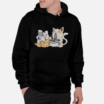 Kawaii Neko Ramen Anime Cat Noodles Hoodie - Seseable