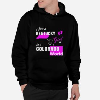 Kentucky Girl In Colorado Shirts,kentucky Girl Tshirt,colorado Girl T-shirt,colorado Girl Tshirt,kentucky Girl In Colorado Shirts,colorado Girl Hoodie Hoodie - Seseable