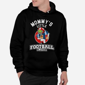 Kids Football Boys Mommys Little Football Player Hoodie - Seseable
