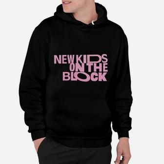 Kids New On The Block Pink Colorful Unisex Hoodie - Seseable